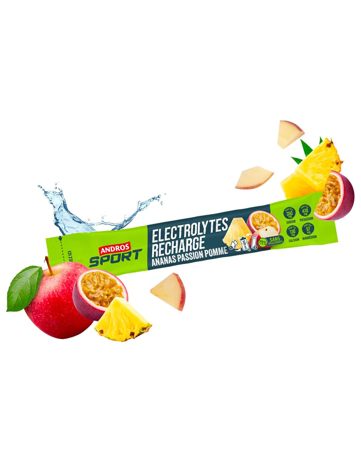 Stick Élec Ananas Passion 25 g Andros Sport