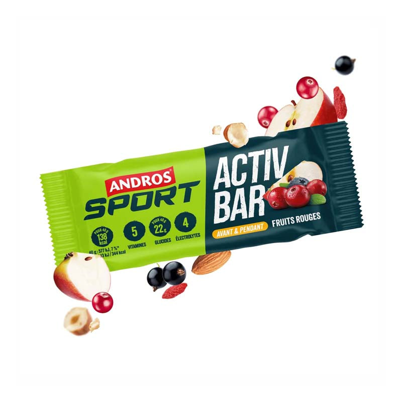 BARRE ÉNERGIE FRUITS ROUGES