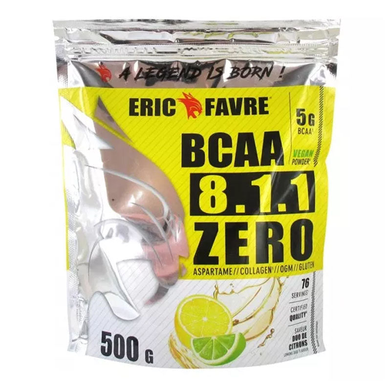 BCAA 8:1:1 Zero Eric Favre – Citron – 500g – Vegan