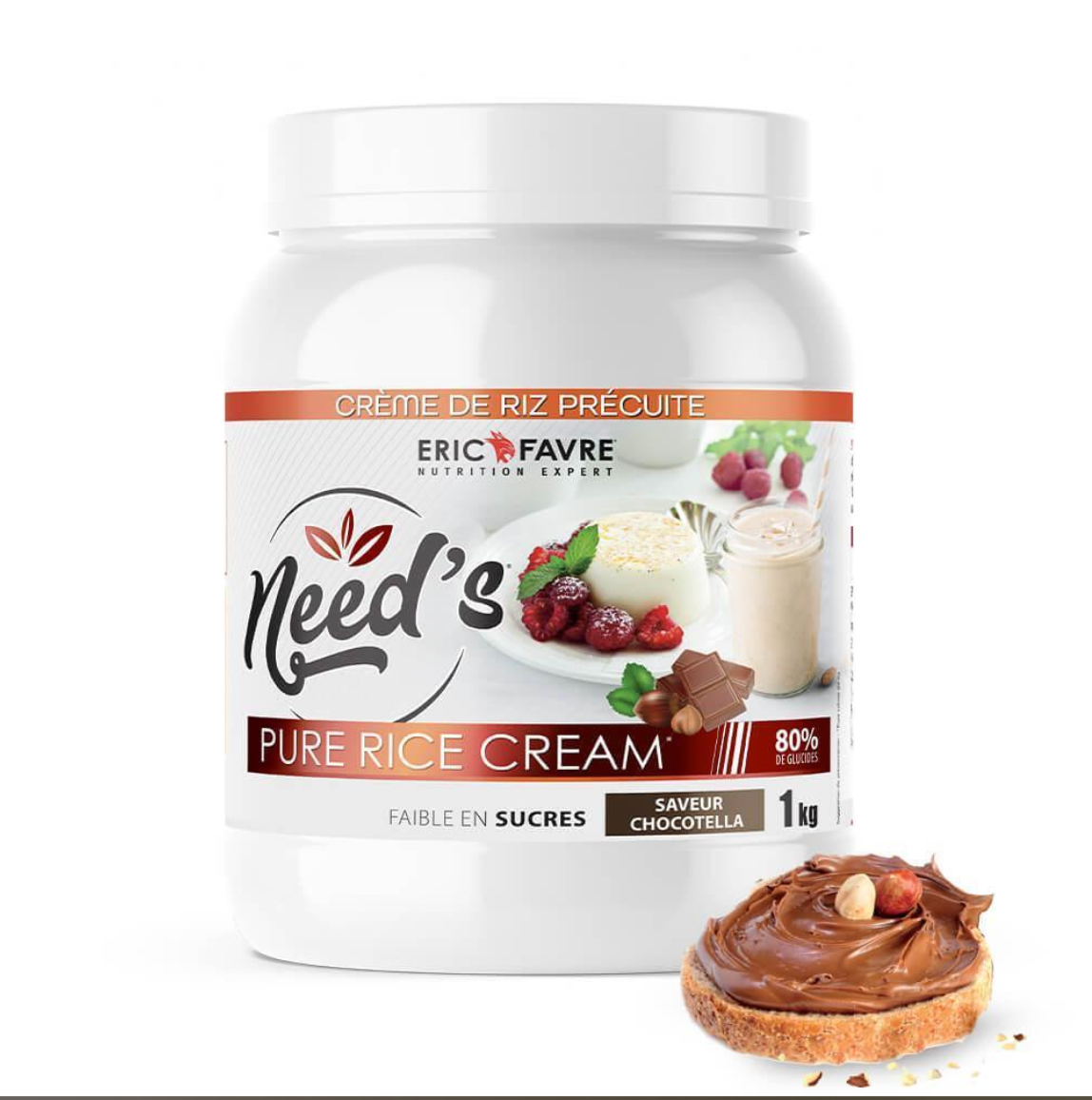 Pure Crème de Riz Eric Favre – Chocotella – 1kg – Sans sucre ajouté