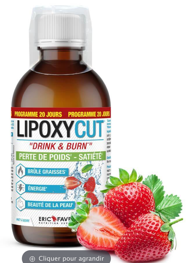 Lipoxycut Eric Favre – Brûle-graisses, Satiété & Énergie – 500ml