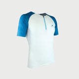 T-Shirt MC R-Light Raidlight – Trail & Running – Bleu/Blanc