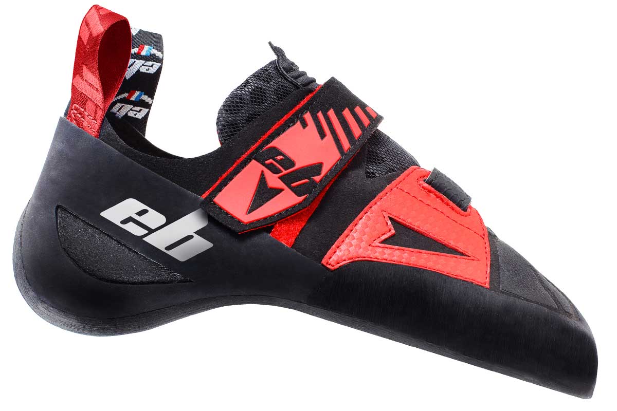 Chausson d'escalade RED EB – Double velcro, Polyvalent & Technique