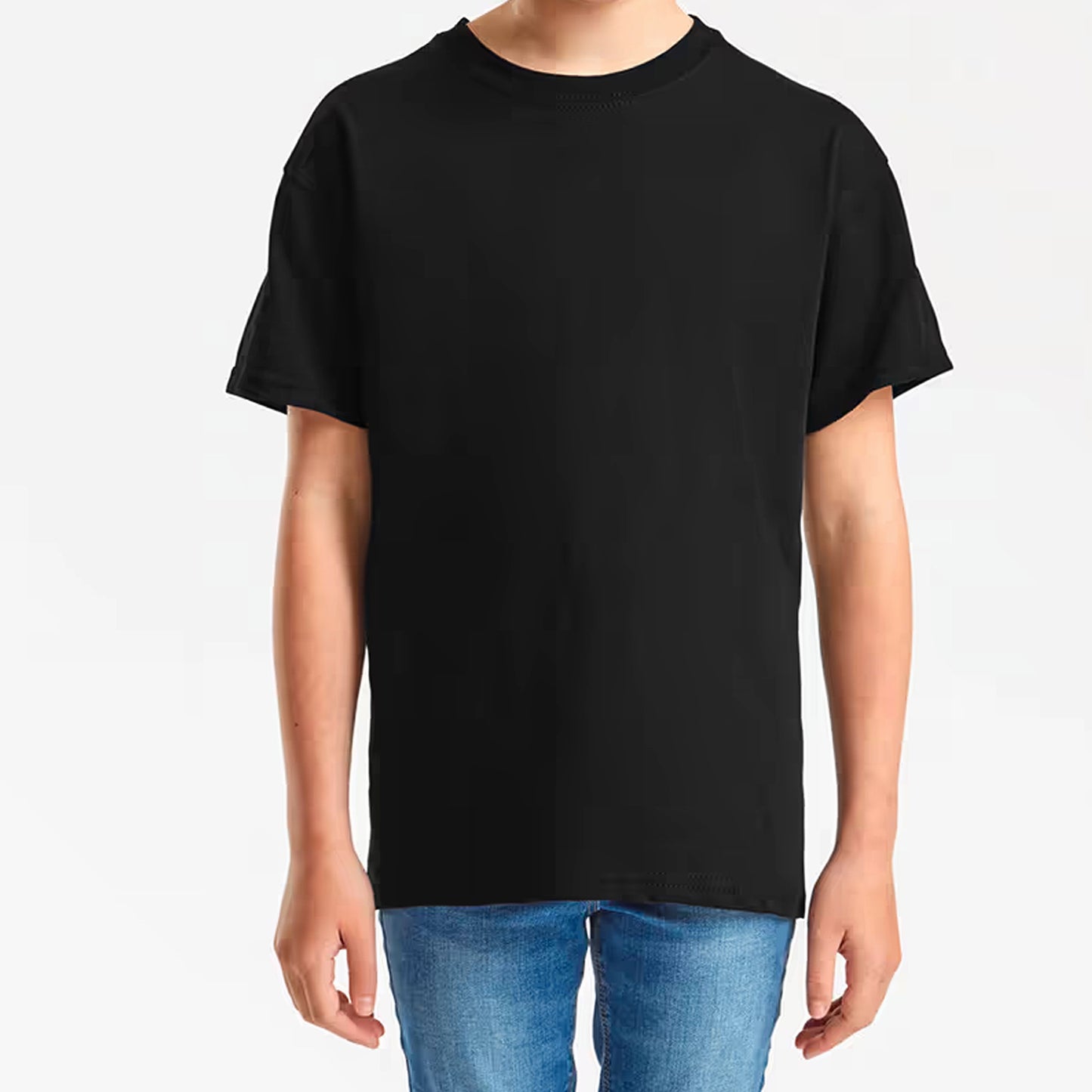 TSHIRT JR COTON NOIR