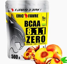 BCAA 8:1:1 Zero Eric Favre – Thé Pêche – 500g – Vegan