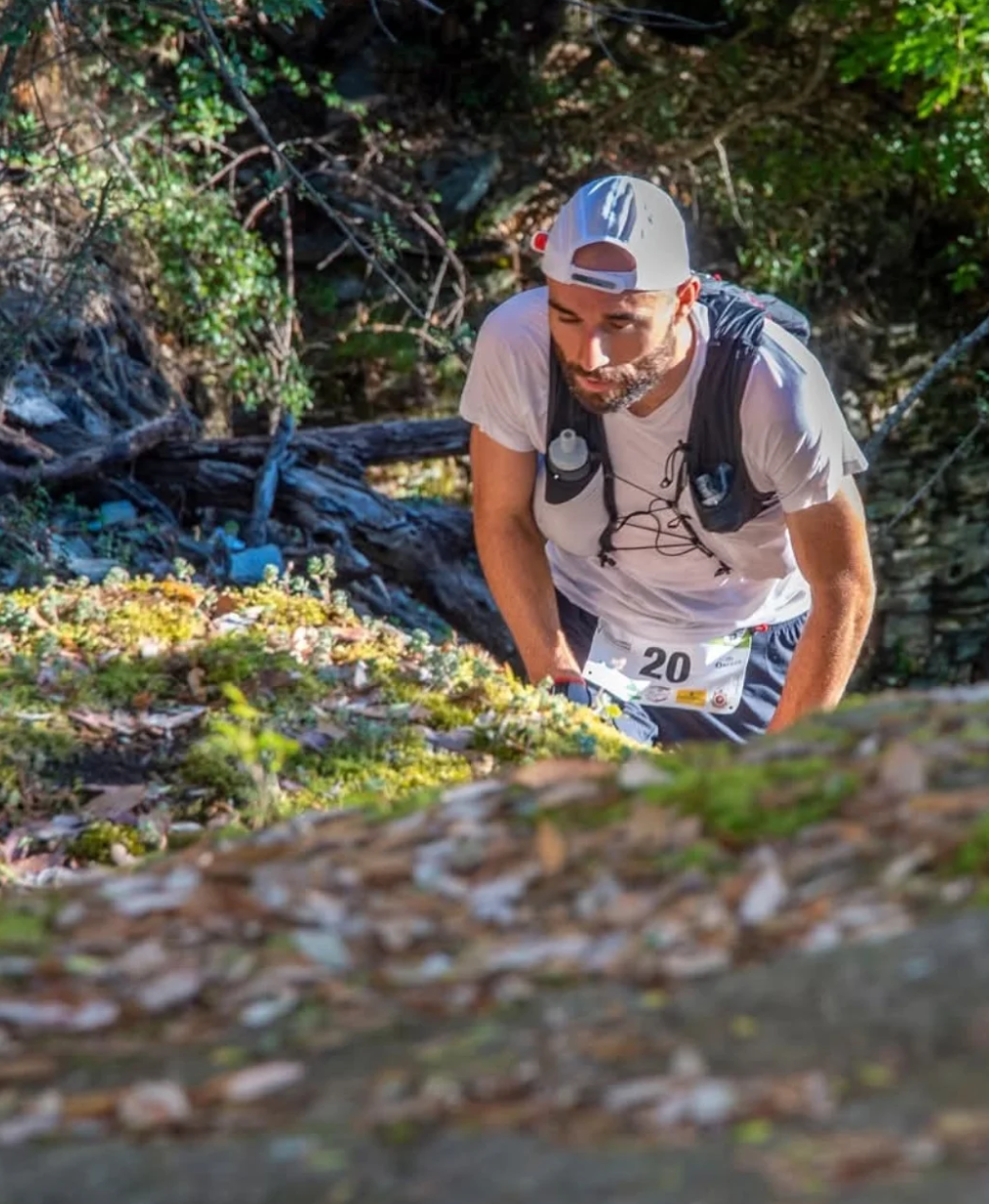 Benjamin Clérice lors d’une précédente course de trail, photo d’archive.