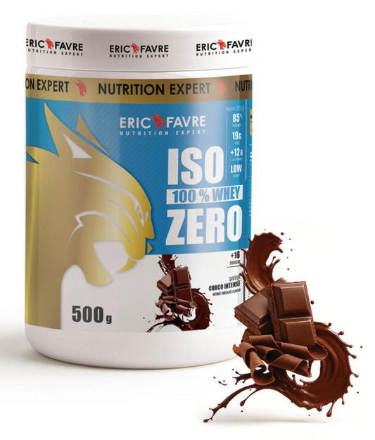 Iso Zero 100% Whey Protéine Eric Favre – Vanille – 500g – Isolat 85%