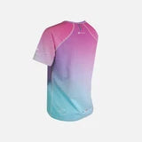 T-Shirt MC Ripstretch Eco Dry Raidlight – Trail & Running – Violet/Rose
