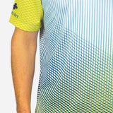 Maillot MC Dynamic M Raidlight – Trail & Running Homme – Bleu/Lime