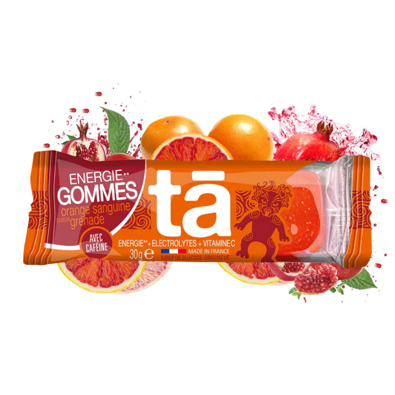 Gommes Énergétiques Orange Sanguine/Grenade – Nutrition Running