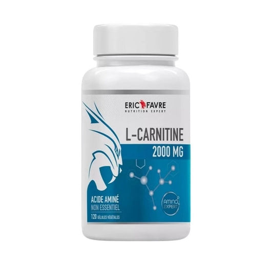 L-Carnitine 2000mg Eric Favre – 120 gélules végétales – Vegan
