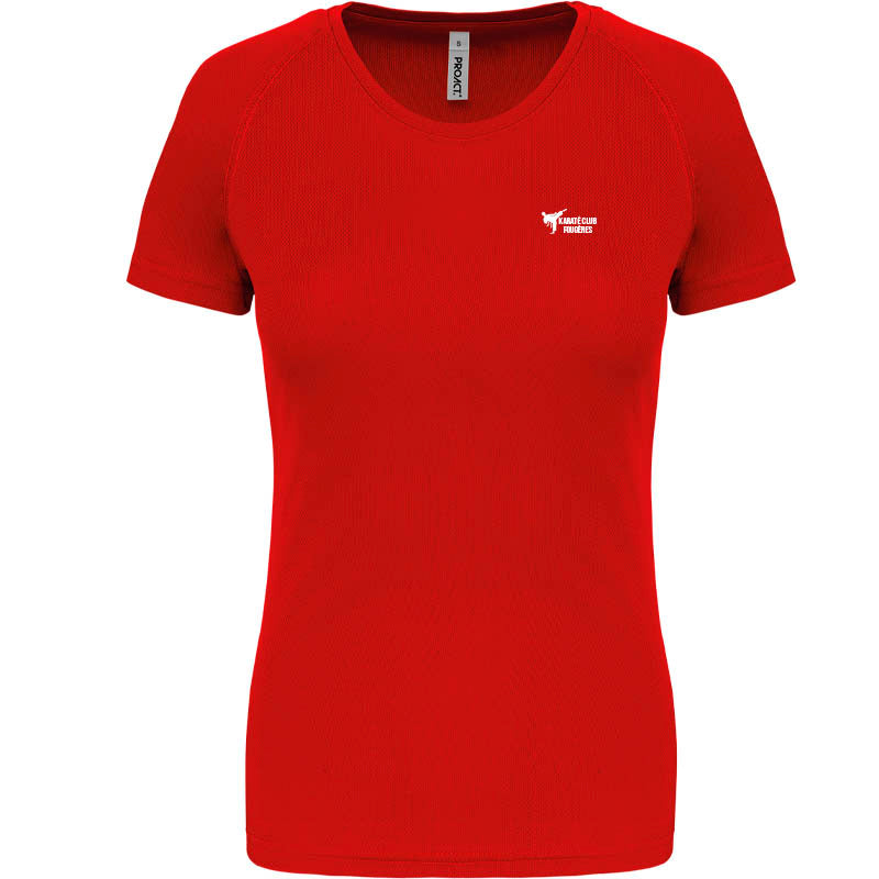 MAILLOT FEMME ROUGE KCF