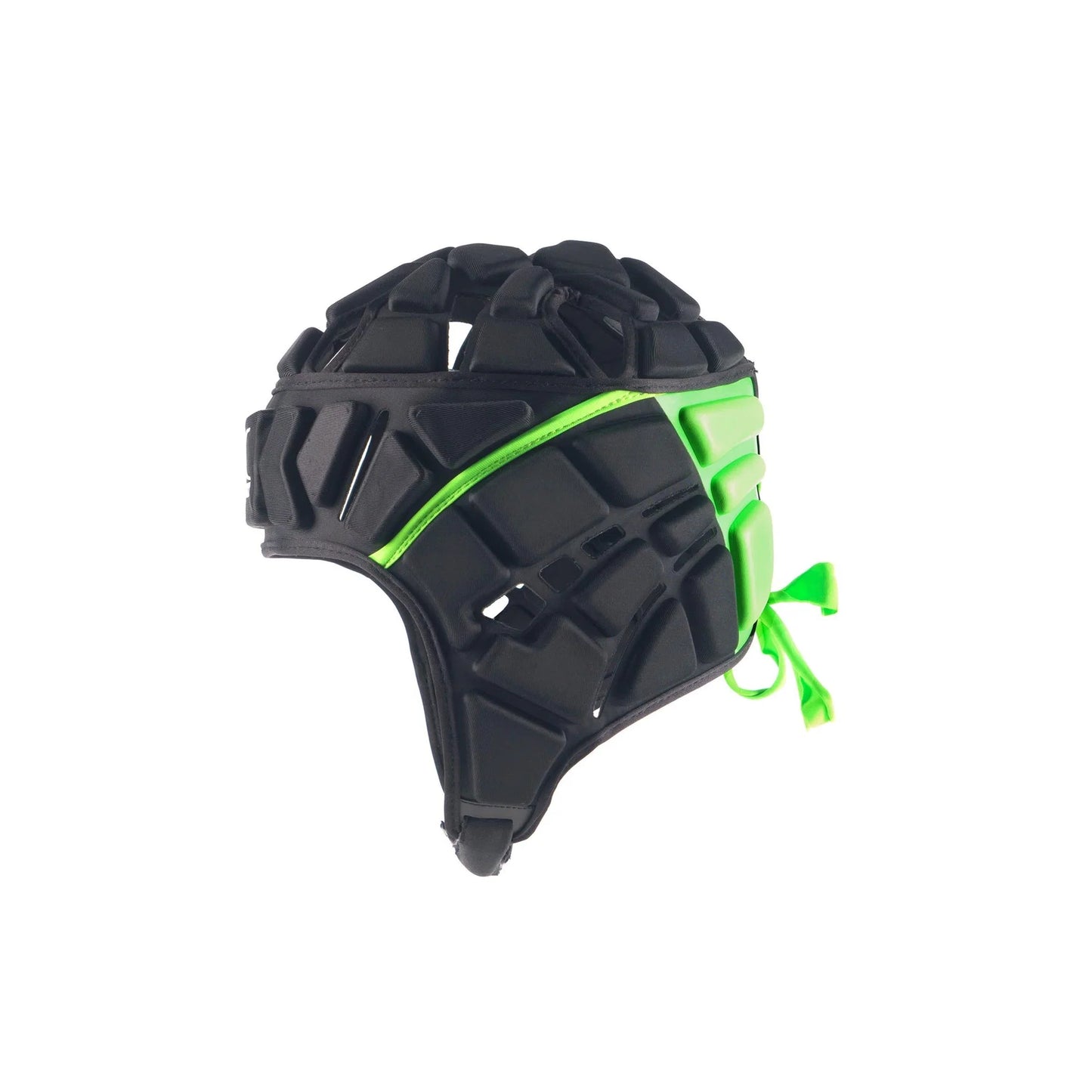 Casque Fusion 3-32 Gilbert – Protection Rugby – Noir/Vert
