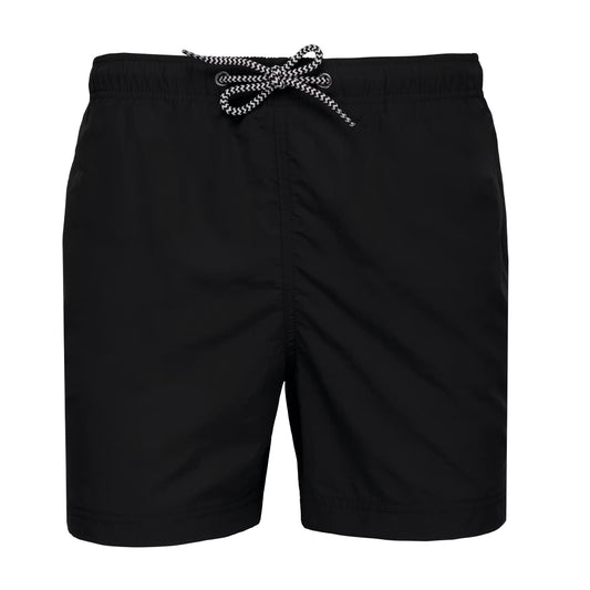 SHORT DE BAIN AVEC 3 POCHES NOIR