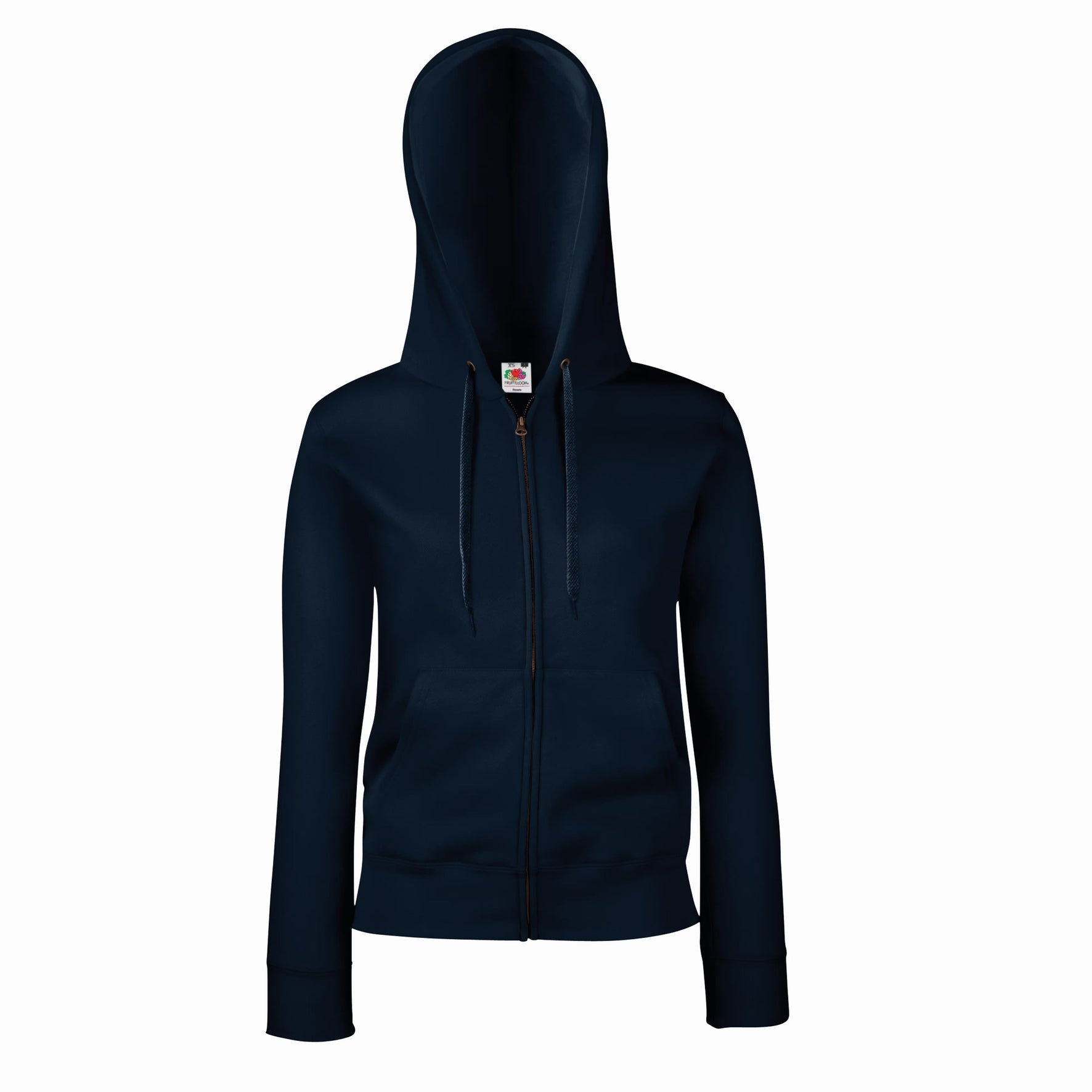 SWEAT W ZIPPE CAP BLEU