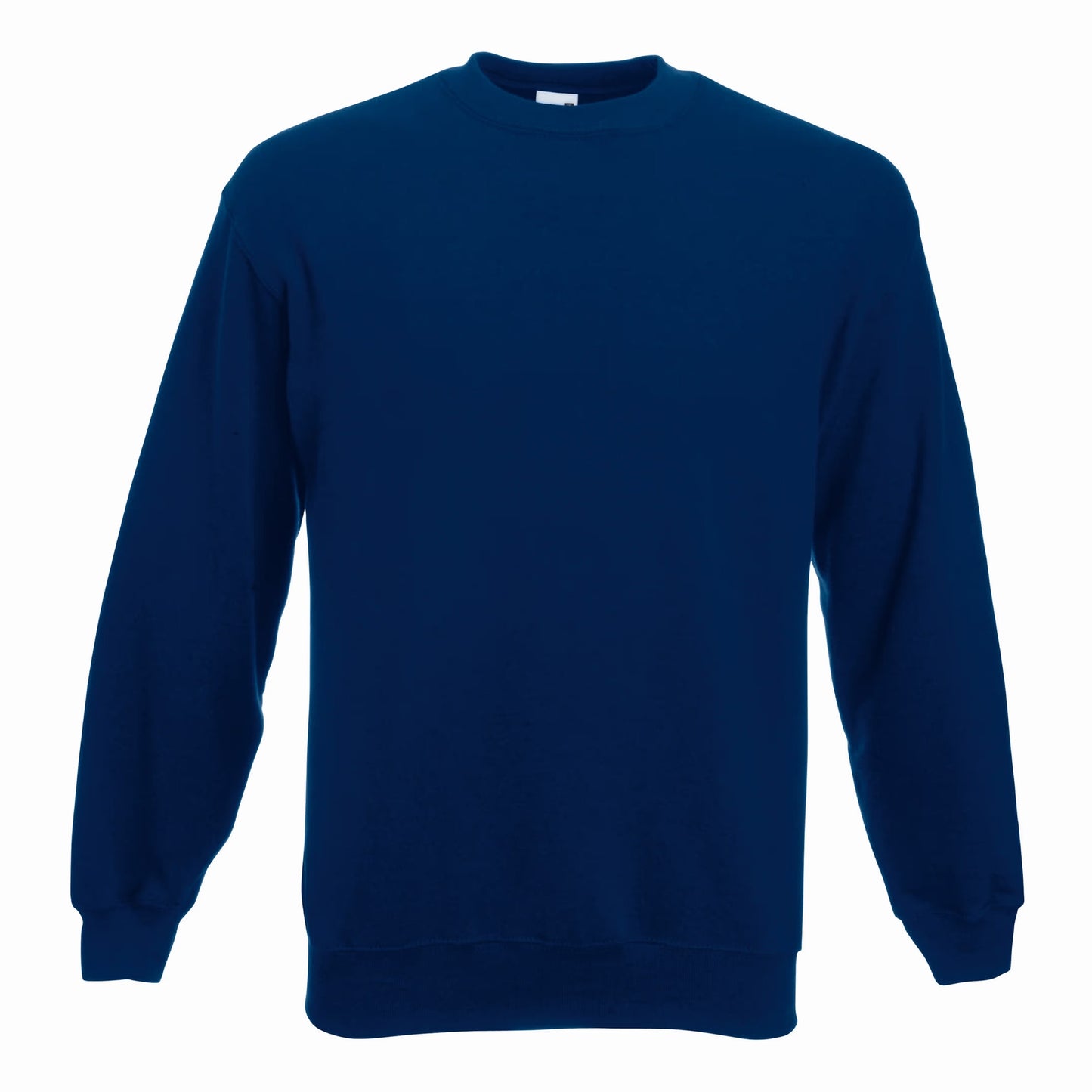 SWEATS NAVY COL ROND CLASSIC MARINE