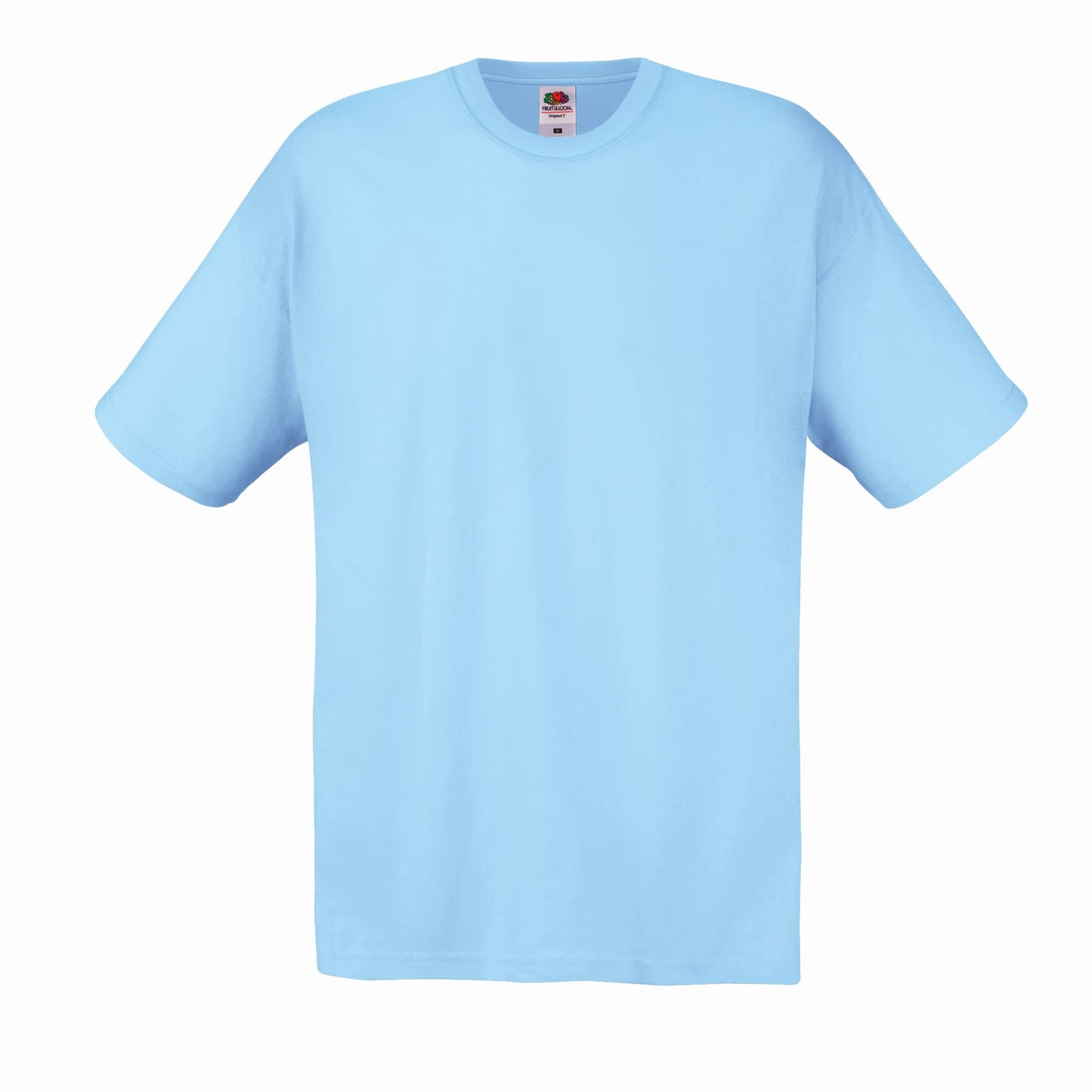 TSHIRT JR COTON BLEU CIEL