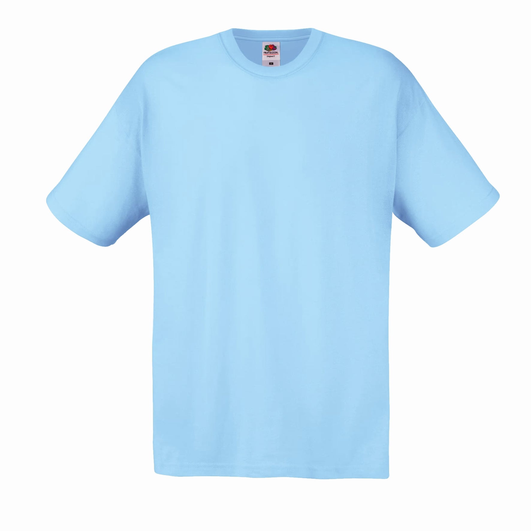 TSHIRT JR COTON BLEU CIEL