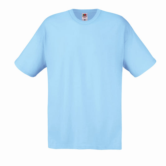 TSHIRT JR COTON BLEU CIEL
