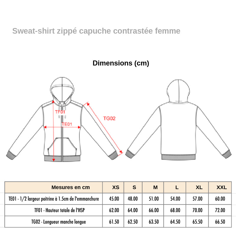 SWEAT FEMME KCF
