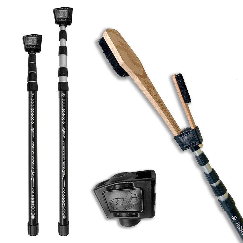 Perche télescopique Xtender EB – Brosse d'escalade bloc