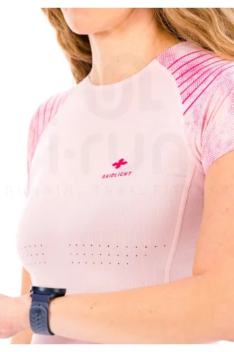 Maillot R-Light No Zip Femme Raidlight – Trail – Rose